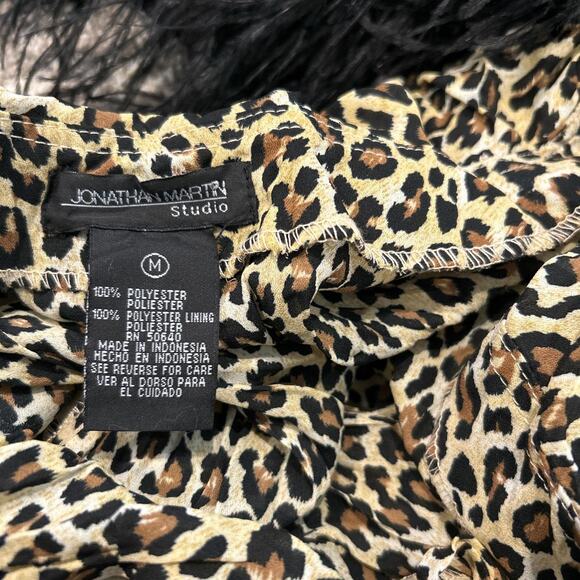 Jonathan Martin studio leopard print top. Size medium - Picture 5 of 5